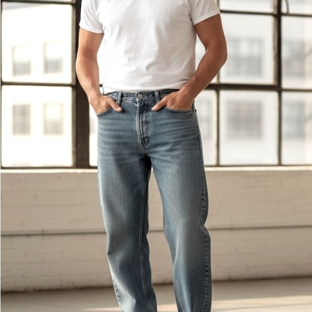 Nautica Vintage Relaxed Straight Leg Jeans Men’s 33x30 Classic Y2K Denim